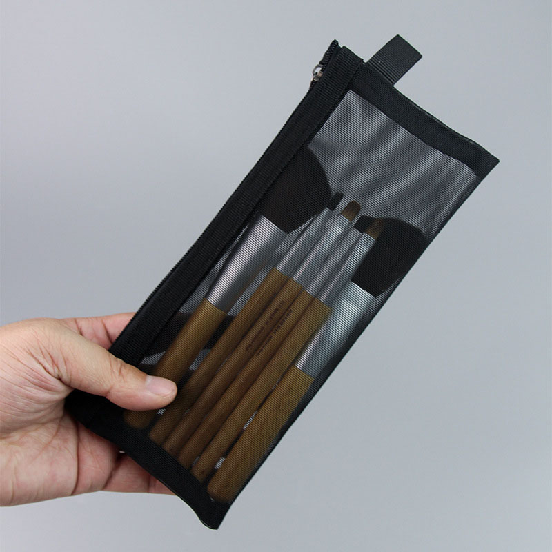 Travel Bags - Black Makeup Lipstick Brush Bag Travel