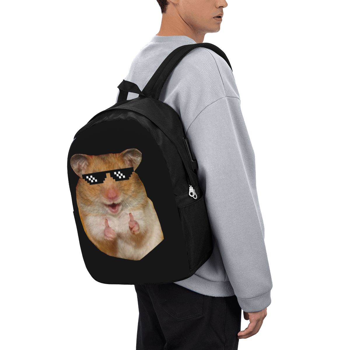 Funny Hamster Backpack Travel  - Travel Bags 评论和价格