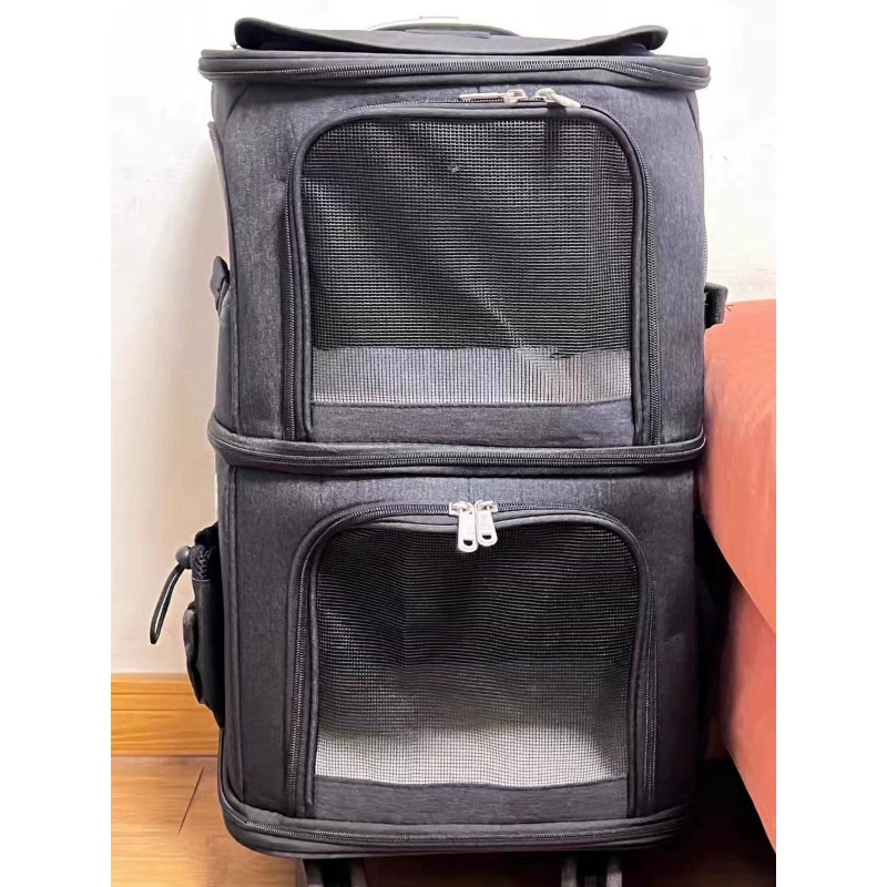 Hanbang Double Layer Pet Rolli - Foldable Rolling Luggage Bag 评论和价格
