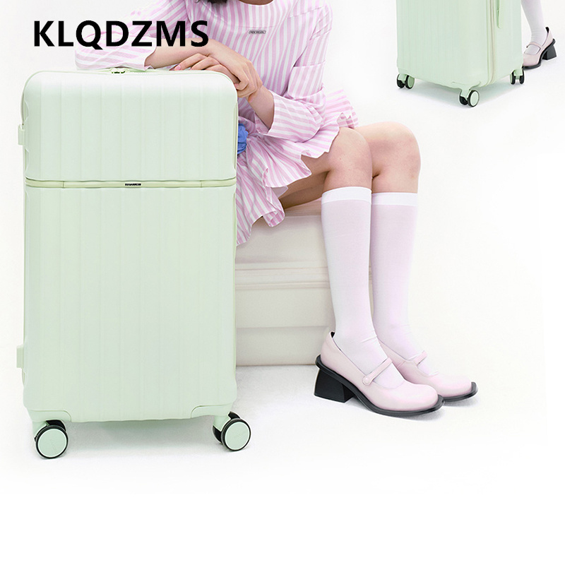 KLQDZMS Rolling Suitcase Large - Spinner Wheel Rolling Suitcase 20 Inch 评论和价格