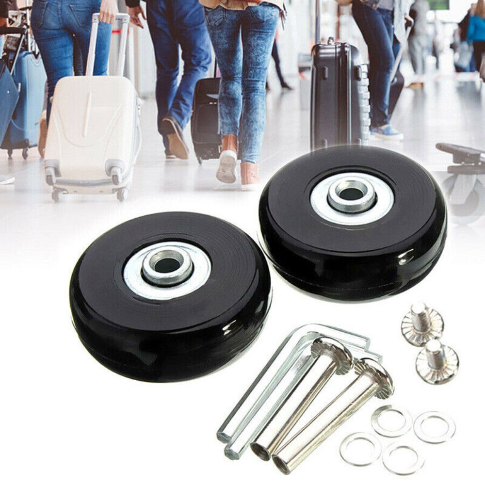 2/4pcs 57-59MM Sliding Replace - Silent Replacement Luggage Wheels 评论和价格