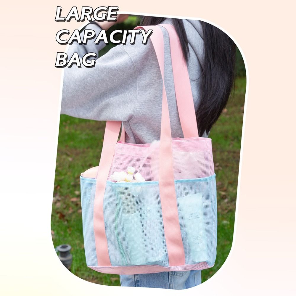 New Handheld Swimming Bag Mesh - Cosmetic Bags 评论和价格