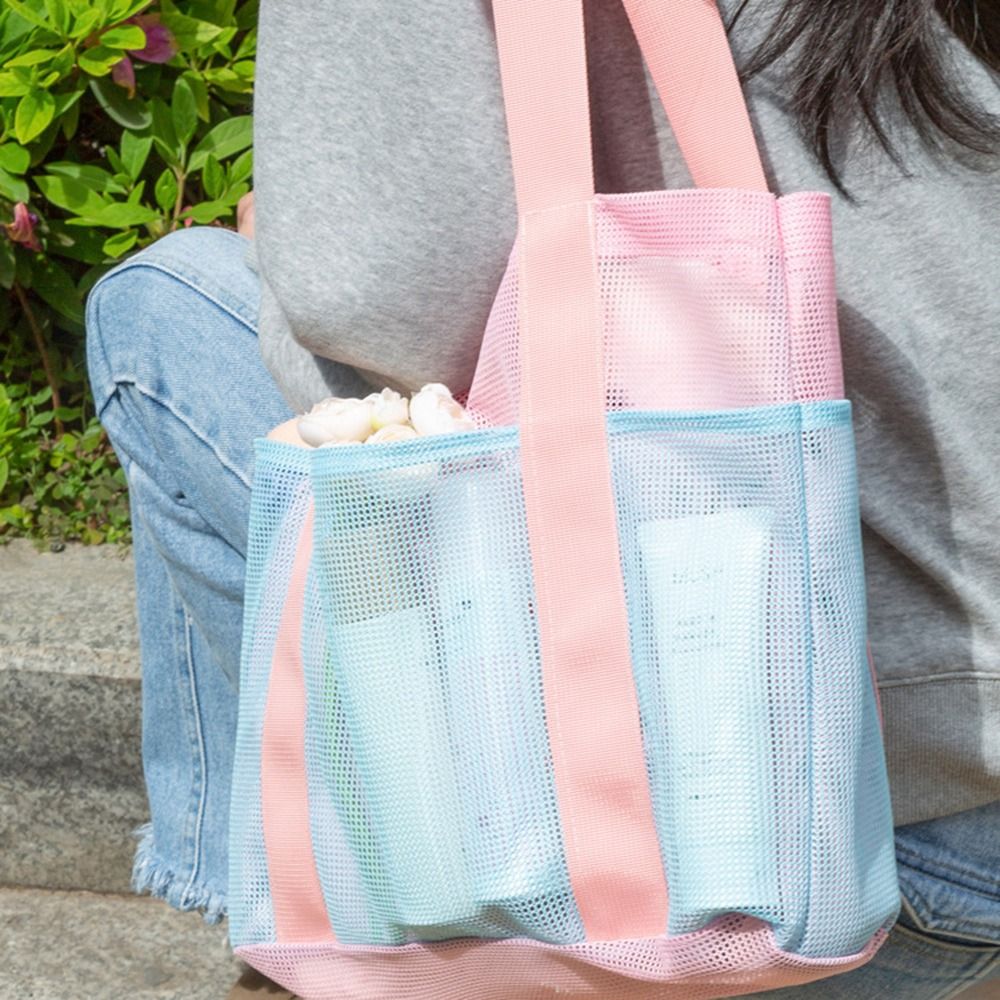 New Handheld Swimming Bag Mesh - Cosmetic Bags 评论和价格