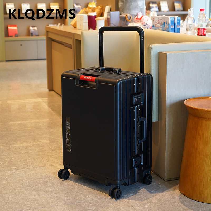 KLQDZMS Suitcase Aluminum Fram - Aluminum Frame Carry On Luggage 评论和价格