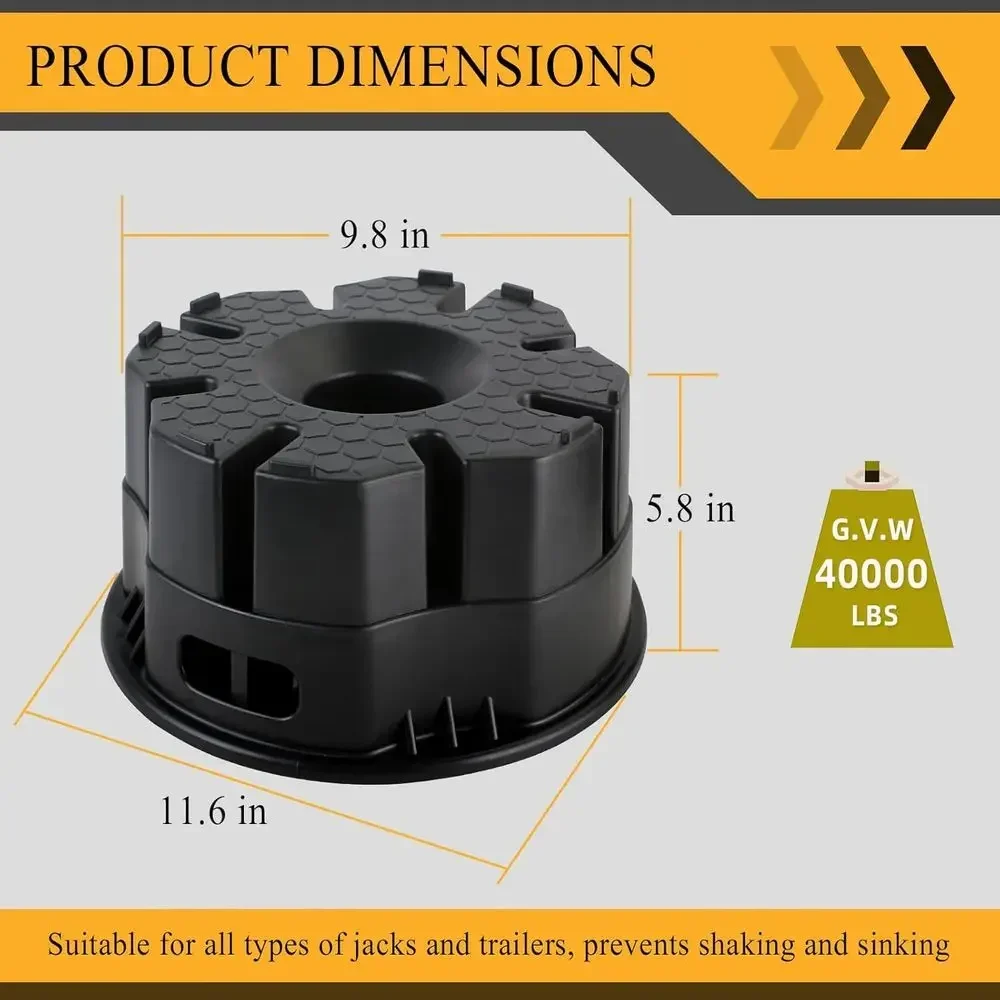 RV Trailer Jack Block with Bag - Travel Bags 评论和价格