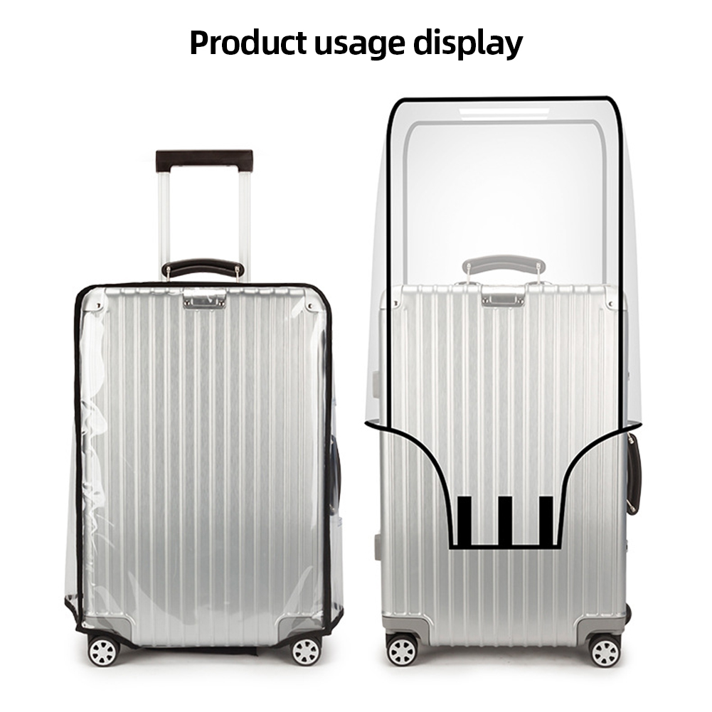 18-30inch Clear Suitcase Cover - Waterproof Suitcase Cover Protector 评论和价格