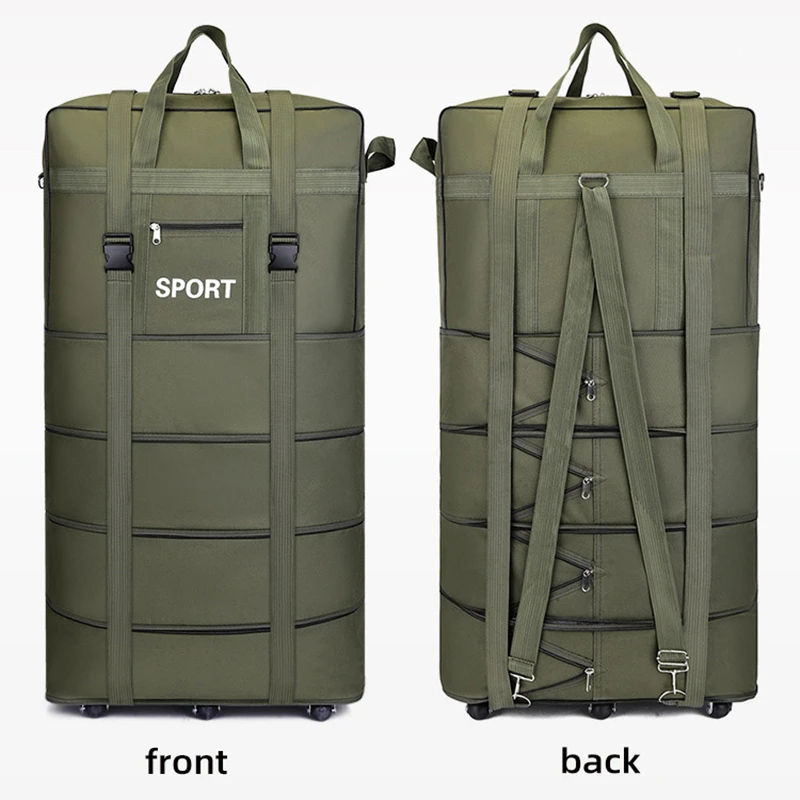 Plus Airline Checked Bag Oxfor - Foldable Rolling Luggage Bag 评论和价格